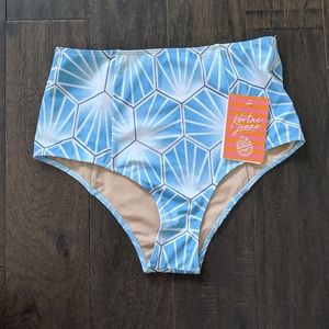 Kortni Jeane Blue Tile Bottoms